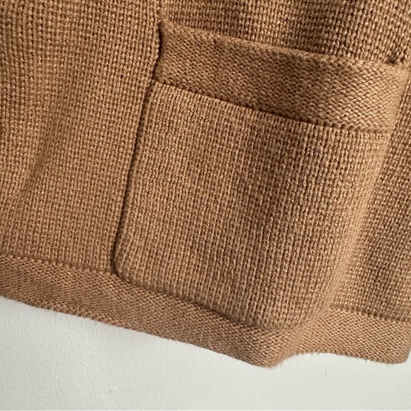 J. Crew Emilie tan crew neck lady cardigan - Picture 8 of 8